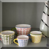 P17. Mugs and vase. 